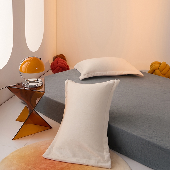 91家纺网 家纺一手货源 找家纺 LADYCOCO可可家居 2024新款牛奶3D绒立体雕花剪花单品系列-单床笠 灰色