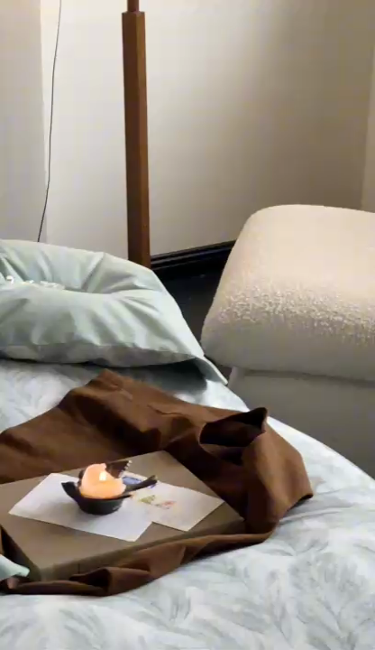 91家纺网 家纺一手货源 找家纺 窝米 2024新款全棉磨毛工艺拼角款四件套系列 羽裳绿