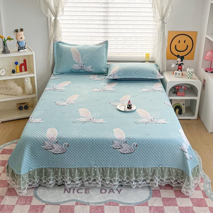 91家纺网 家纺一手货源 找家纺 （总）手艺人 204新款亲肤化纤夹棉床盖榻榻米炕盖炕垫-CH系列