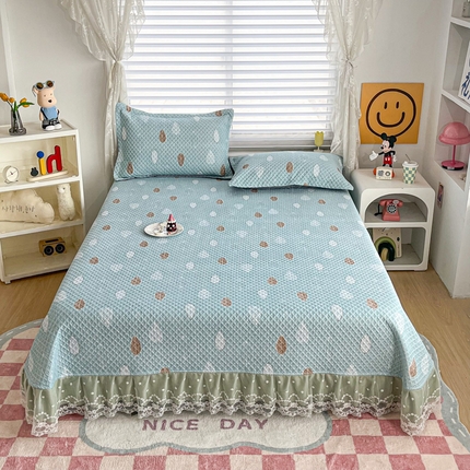 91家纺网 家纺一手货源 找家纺 手艺人 204新款亲肤化纤夹棉床盖榻榻米炕盖炕垫-CH系列 CH528