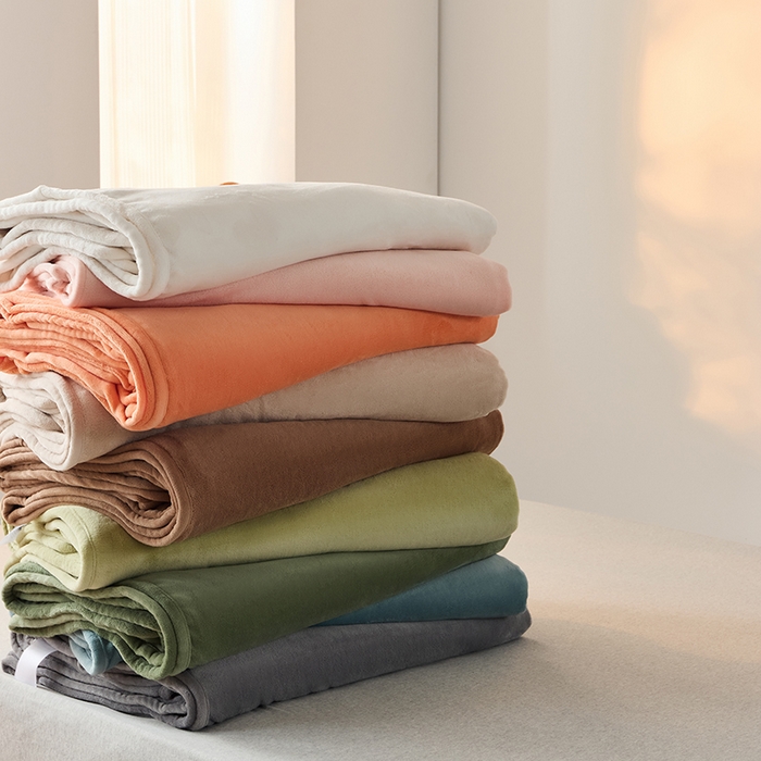 91家纺网 家纺一手货源 找家纺 LADYCOCO可可家居 2024新款牛奶3D绒立体雕花剪花单品系列-单床单 橘色