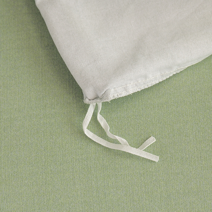 91家纺网 家纺一手货源 找家纺 2024新款全棉加厚长绒棉数码印花四件套 云如月-绿