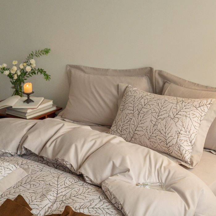 91家纺网 家纺一手货源 找家纺 （总）窝米 2024新款全棉磨毛工艺拼角款四件套系列