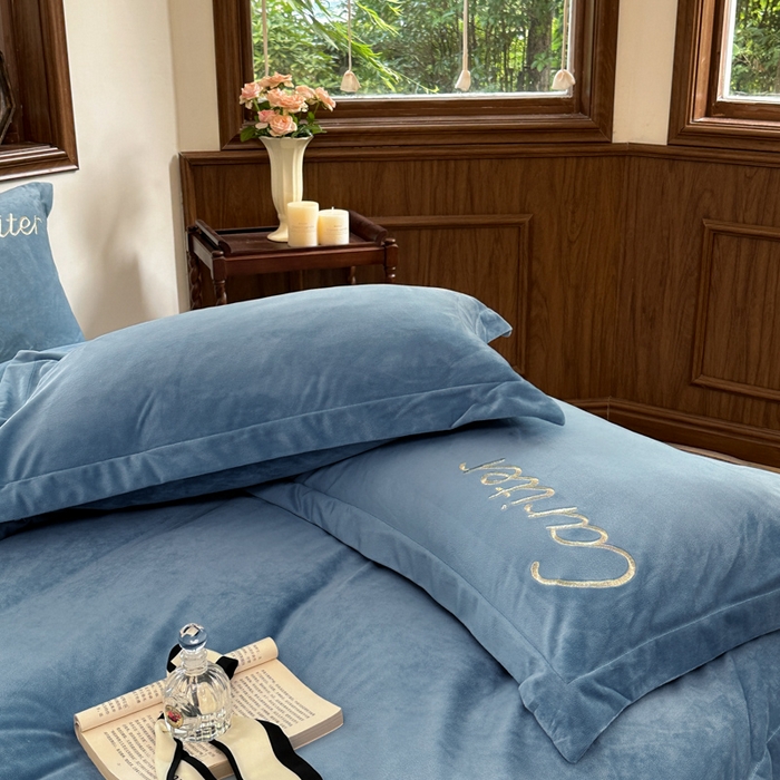 91家纺网 家纺一手货源 找家纺 尚美 2024新款床盖款工艺设计四件套-依连娜 宾利兰