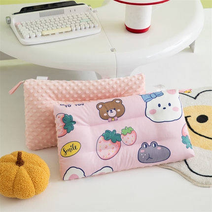 91家纺网 家纺一手货源 找家纺 （总）嗨皮宝贝 2024新款全棉卡通儿童豆豆枕枕头枕芯