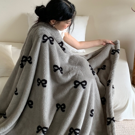 91家纺网 家纺一手货源 找家纺 （总）桃喜 2024新款A类摇粒绒毛毯毯子