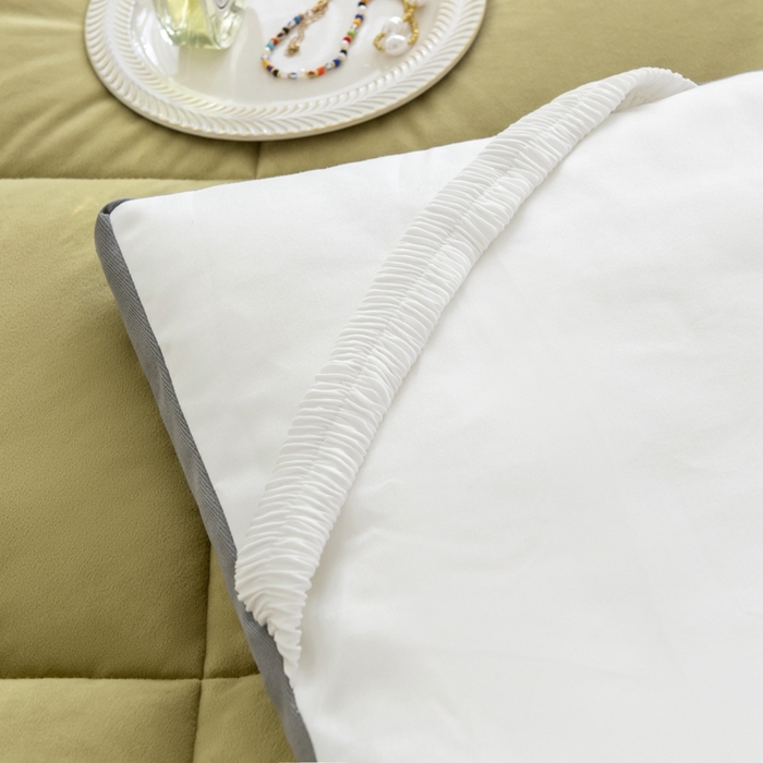 91家纺网 家纺一手货源 找家纺 LADYCOCO可可家居 2024新款亲肤舒适德绒床垫床褥-超暖系列 绿色