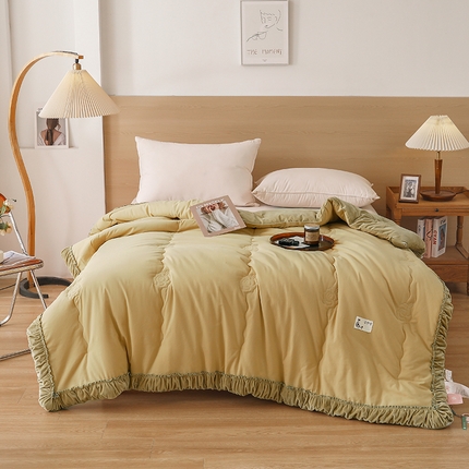 91家纺网 家纺一手货源 找家纺 （总）2024新款繁花全棉一体被冬被春秋被被子被芯