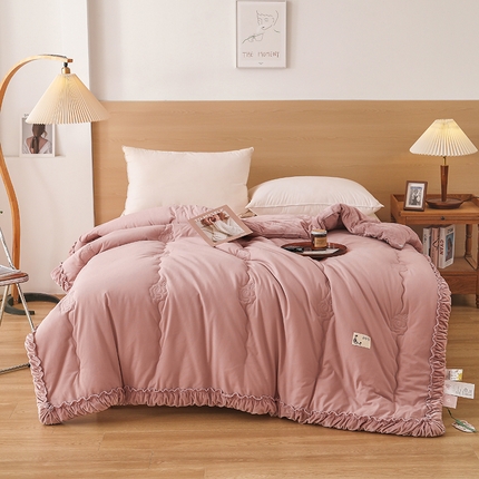 91家纺网 家纺一手货源 找家纺 （总）2024新款繁花全棉一体被冬被春秋被被子被芯