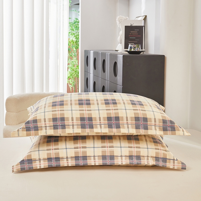 91家纺网 家纺一手货源 找家纺 雲归梦 2024新款全棉多规格加厚磨毛多规格单品--单枕套 单枕套-童话爱情-棕