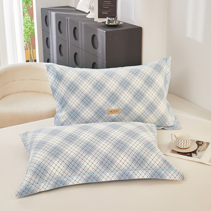 91家纺网 家纺一手货源 找家纺 雲归梦 2024新款全棉多规格加厚磨毛多规格单品--单枕套 单枕套-优雅生活-兰