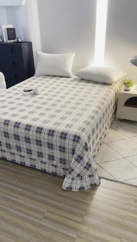 91家纺网 家纺一手货源 找家纺 雲归梦 2024新款全棉多规格加厚磨毛多规格单品--单床单 单床单-童话爱情-棕