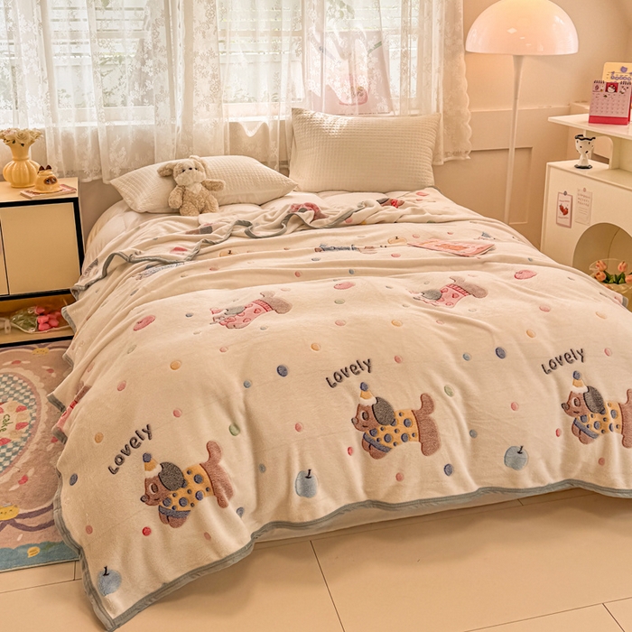 91家纺网 家纺一手货源 找家纺 慕尚家纺 2025新款高克重加厚雪花绒毛毯毯子 优瑞