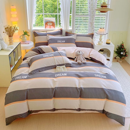 好亿来  2025新款植物羊绒加厚斜纹磨毛单被套 欧比亚