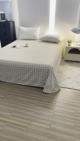 91家纺网 家纺一手货源 找家纺 雲归梦 2024新款全棉多规格加厚磨毛多规格单品--单床单 单床单-时尚恋格-棕