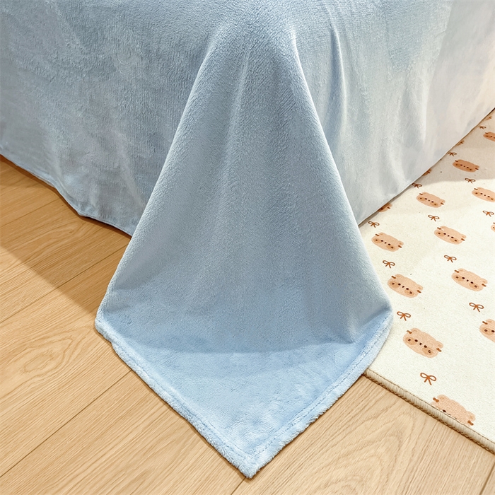 91家纺网 家纺一手货源 找家纺 川悦生活 2024新款雪花绒印花单被套系列-夜景 可爱熊