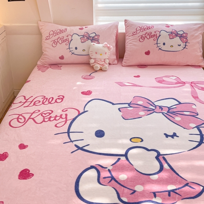 91家纺网 家纺一手货源 找家纺 （总）金爱家 2024新款大阪单品牛奶绒床笠