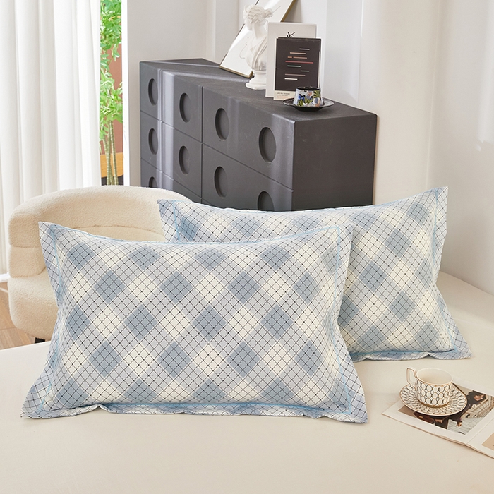 91家纺网 家纺一手货源 找家纺 雲归梦 2024新款全棉多规格加厚磨毛多规格单品--单枕套 单枕套-优雅生活-兰