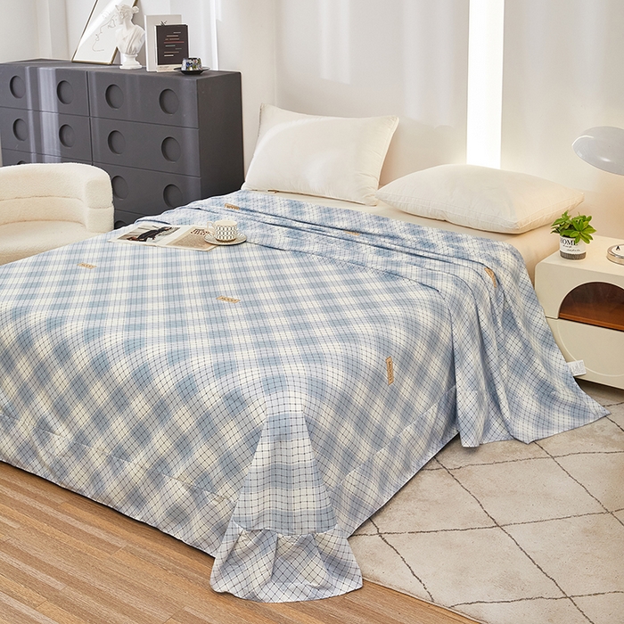 91家纺网 家纺一手货源 找家纺 雲归梦 2024新款全棉多规格加厚磨毛多规格单品--单床单 单床单-优雅生活-兰