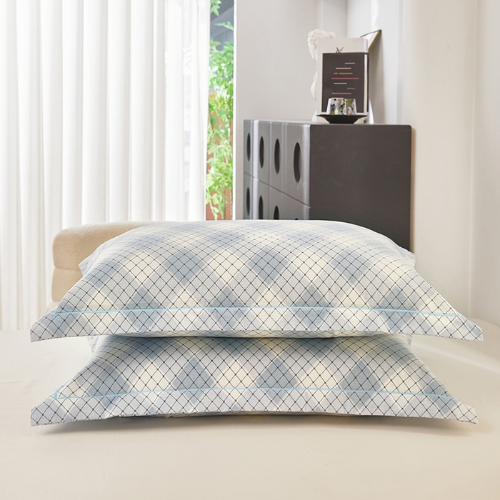 91家纺网 家纺一手货源 找家纺 雲归梦 2024新款全棉多规格加厚磨毛多规格单品--单枕套 单枕套-优雅生活-兰