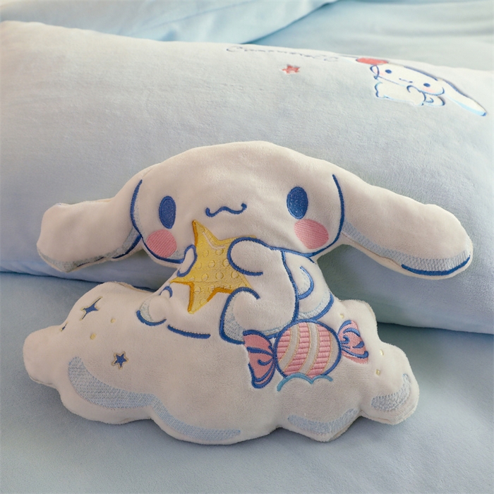 91家纺网 家纺一手货源 找家纺 总 绒棉世家2025新款正版带标三丽欧-大耳狗牛奶绒贴布绣四件套