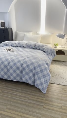 91家纺网 家纺一手货源 找家纺 雲归梦 2024新款全棉多规格加厚磨毛多规格单品--单被套 单被套-优雅生活-兰