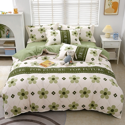 91家纺网 家纺一手货源 找家纺 （总）大G 2024新款140克印花磨毛四件套