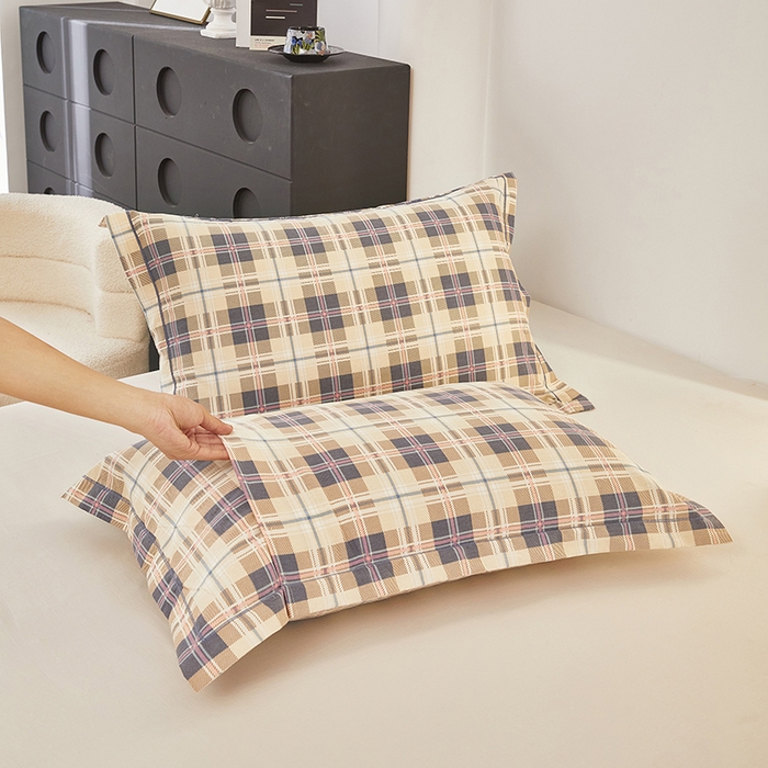 91家纺网 家纺一手货源 找家纺 雲归梦 2024新款全棉多规格加厚磨毛多规格单品--单枕套 单枕套-童话爱情-棕