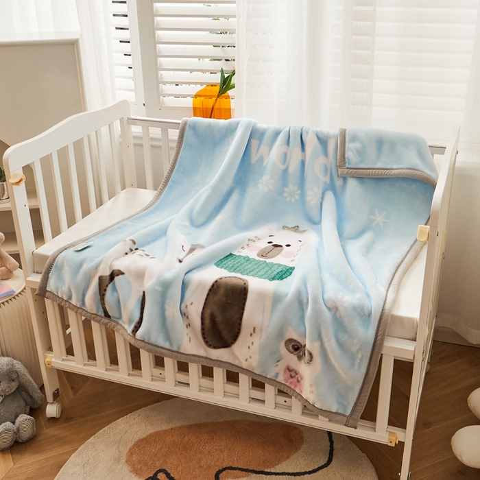 91家纺网 家纺一手货源 找家纺 凯轩毛毛毯毯子网销专供 2024新款舒适亲肤加大加厚儿童云毛毯毯子 好伙伴