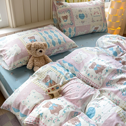 91家纺网 家纺一手货源 找家纺 （总）耀悦家纺 2025新款A类12868纯棉四件套