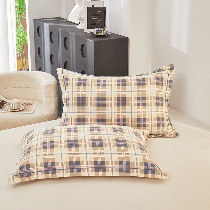 91家纺网 家纺一手货源 找家纺 雲归梦 2024新款全棉多规格加厚磨毛多规格单品--单枕套 单枕套-童话爱情-棕