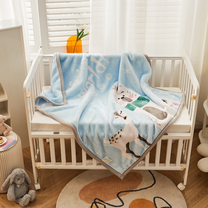 91家纺网 家纺一手货源 找家纺 凯轩毛毛毯毯子网销专供 2024新款舒适亲肤加大加厚儿童云毛毯毯子 好伙伴