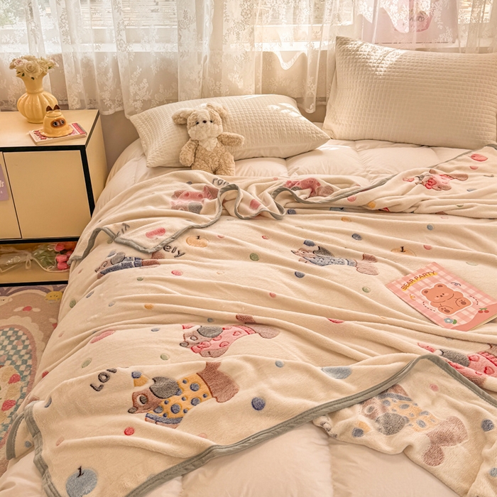 91家纺网 家纺一手货源 找家纺 慕尚家纺 2025新款高克重加厚雪花绒毛毯毯子 优瑞