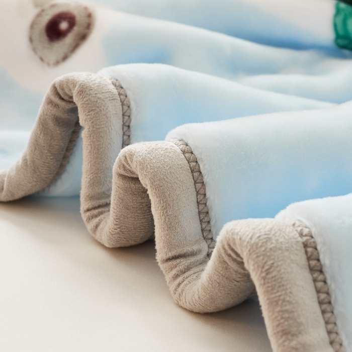 91家纺网 家纺一手货源 找家纺 凯轩毛毛毯毯子网销专供 2024新款舒适亲肤加大加厚儿童云毛毯毯子 好伙伴