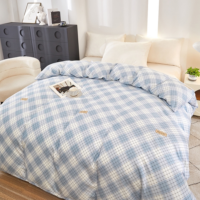 91家纺网 家纺一手货源 找家纺 雲归梦 2024新款全棉多规格加厚磨毛多规格单品--单被套 单被套-优雅生活-兰