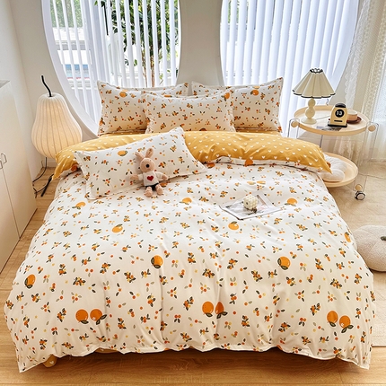 91家纺网 家纺一手货源 找家纺 （总）大G 2024新款140克印花磨毛四件套