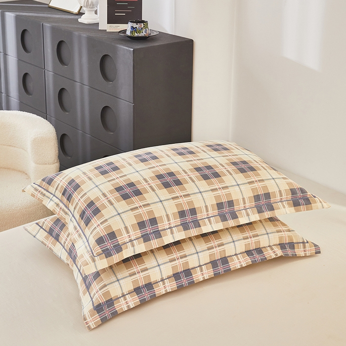 91家纺网 家纺一手货源 找家纺 雲归梦 2024新款全棉多规格加厚磨毛多规格单品--单枕套 单枕套-童话爱情-棕