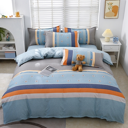 91家纺网 家纺一手货源 找家纺 （总）大G 2024新款140克印花磨毛四件套