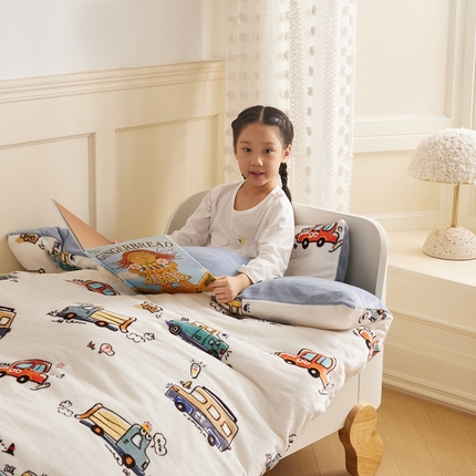 91家纺网 家纺一手货源 找家纺 （总）艾佳宝贝 2024新款牛奶绒多功能儿童盖毯式可脱卸被子被套被芯