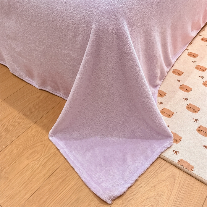 91家纺网 家纺一手货源 找家纺 川悦生活 2024新款雪花绒印花单被套系列-夜景 妮娜兔