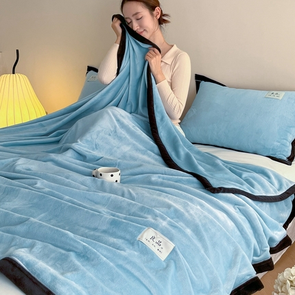 91家纺网 家纺一手货源 找家纺 （总）红嘴企鹅 2025新款牛奶绒良品毛毯三件套