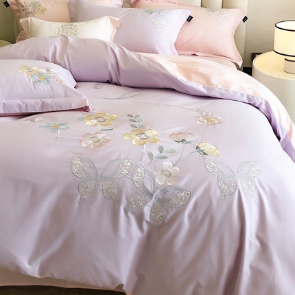 91家纺网 家纺一手货源 找家纺 （总）卡姿家纺 2024秋冬清新风格刺绣— 浪漫花语