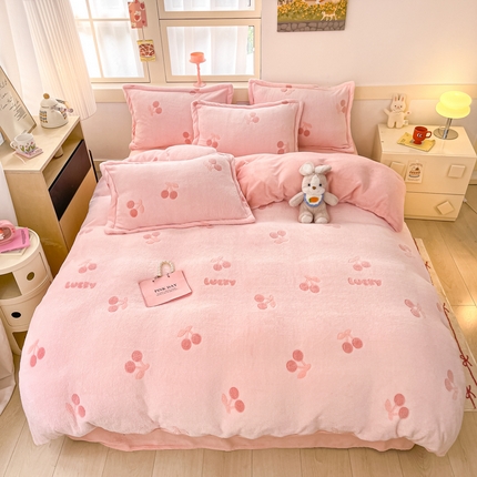 91家纺网 家纺一手货源 找家纺 （总）川悦生活 2024新款雪花绒印花单被套系列-自然光