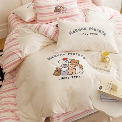 91家纺网 家纺一手货源 找家纺 （总）卡姿家纺 2024秋冬呆萌小刺绣第二季