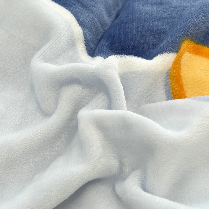 91家纺网 家纺一手货源 找家纺 宝薇 2024新款加厚牛奶绒大版卡通四件套 宇航员绒