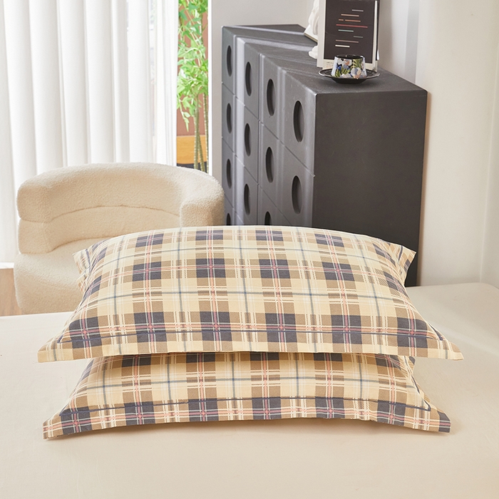 91家纺网 家纺一手货源 找家纺 雲归梦 2024新款全棉多规格加厚磨毛多规格单品--单枕套 单枕套-童话爱情-棕