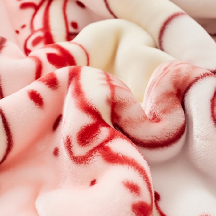 91家纺网 家纺一手货源 找家纺 凯轩毛毛毯毯子网销专供 2024新款舒适亲肤加大加厚儿童云毛毯毯子 兔娃