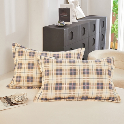 91家纺网 家纺一手货源 找家纺 雲归梦 2024新款全棉多规格加厚磨毛多规格单品--单枕套 单枕套-童话爱情-棕