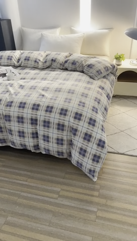 91家纺网 家纺一手货源 找家纺 雲归梦 2024新款全棉多规格加厚磨毛多规格单品--单被套 单被套-童话爱情-棕