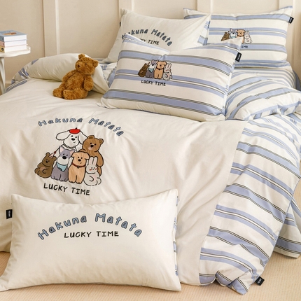 91家纺网 家纺一手货源 找家纺 （总）卡姿家纺 2024秋冬呆萌小刺绣第二季